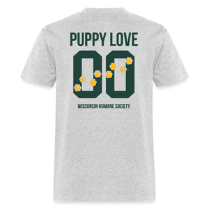 Puppy Love Classic T-Shirt (Light Colors) - heather gray