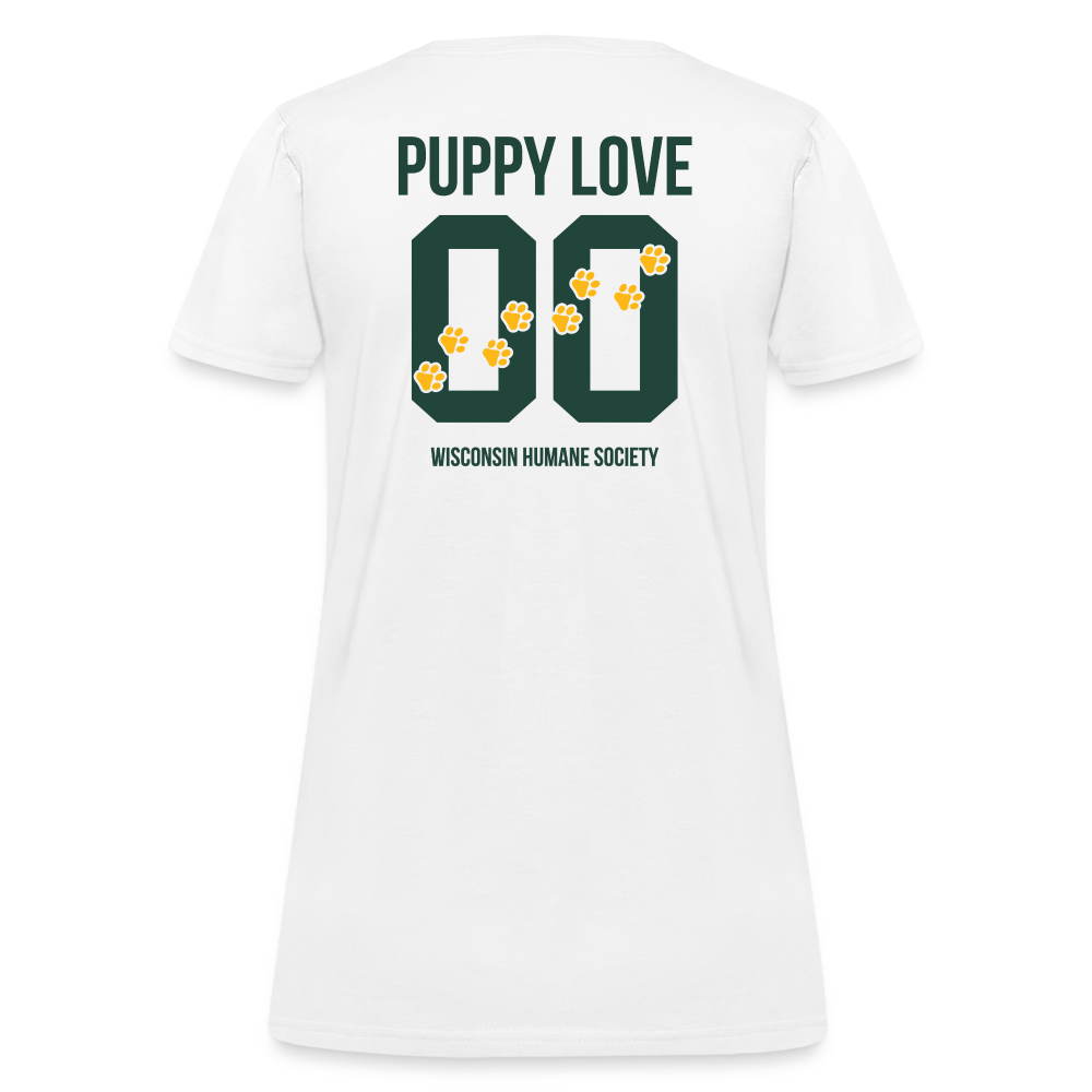 
                  
                    Puppy Love Contoured T-Shirt (Light Colors) - white
                  
                