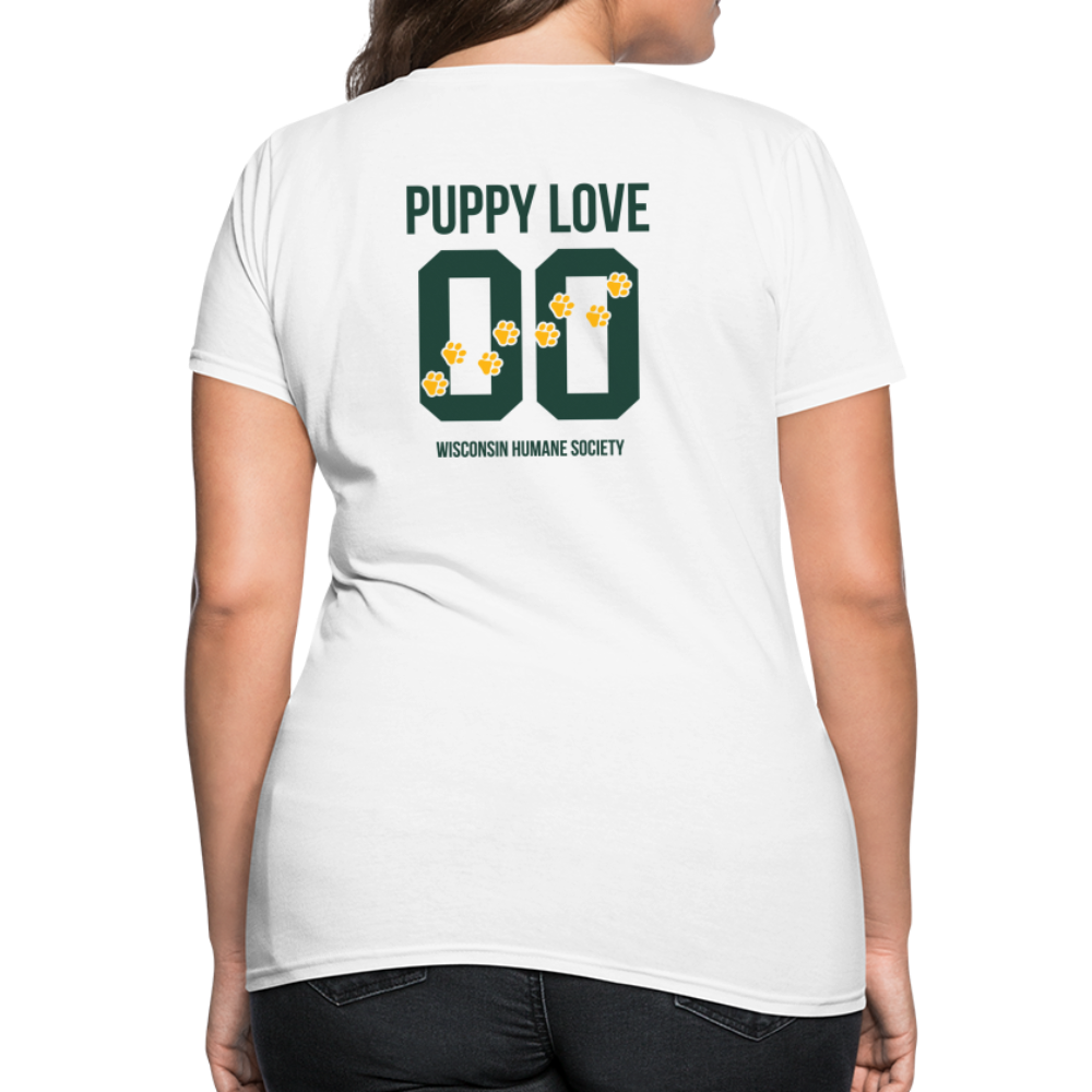 
                  
                    Puppy Love Contoured T-Shirt (Light Colors) - white
                  
                