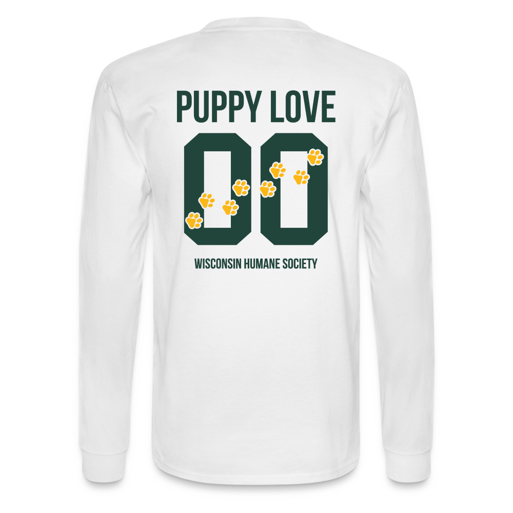 
                  
                    Puppy Love Classic Long Sleeve T-Shirt (Light Colors) - white
                  
                