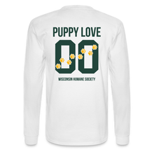 Load image into Gallery viewer, Puppy Love Classic Long Sleeve T-Shirt (Light Colors) - white