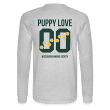 Load image into Gallery viewer, Puppy Love Classic Long Sleeve T-Shirt (Light Colors) - heather gray