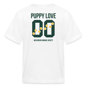 Puppy Love Kids' T-Shirt (Light Colors) - white