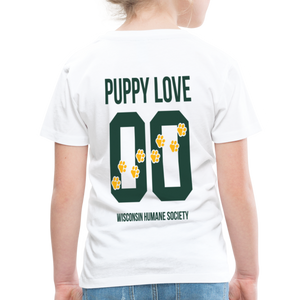 Puppy Love Toddler Premium T-Shirt - white
