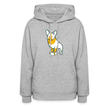 Load image into Gallery viewer, Puppy Love Contoured Hoodie (Light Colors) - heather gray