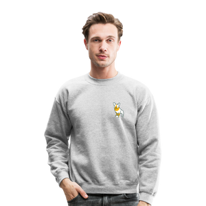 Puppy Love Crewneck Sweatshirt (Light Colors) - heather gray