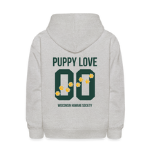 Load image into Gallery viewer, Puppy Love Kids&#39; Hoodie - heather gray