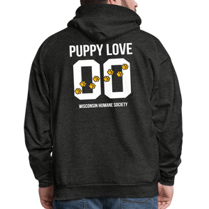 Puppy Love Classic Hoodie (Dark Colors) - charcoal grey