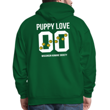 Load image into Gallery viewer, Puppy Love Classic Hoodie (Dark Colors) - forest green