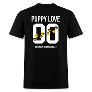 Puppy Love Classic T-Shirt (Dark Colors) - black