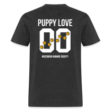 Load image into Gallery viewer, Puppy Love Classic T-Shirt (Dark Colors) - heather black
