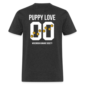 Puppy Love Classic T-Shirt (Dark Colors) - heather black