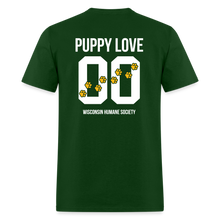 Load image into Gallery viewer, Puppy Love Classic T-Shirt (Dark Colors) - forest green