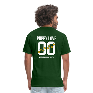 Puppy Love Classic T-Shirt (Dark Colors) - forest green