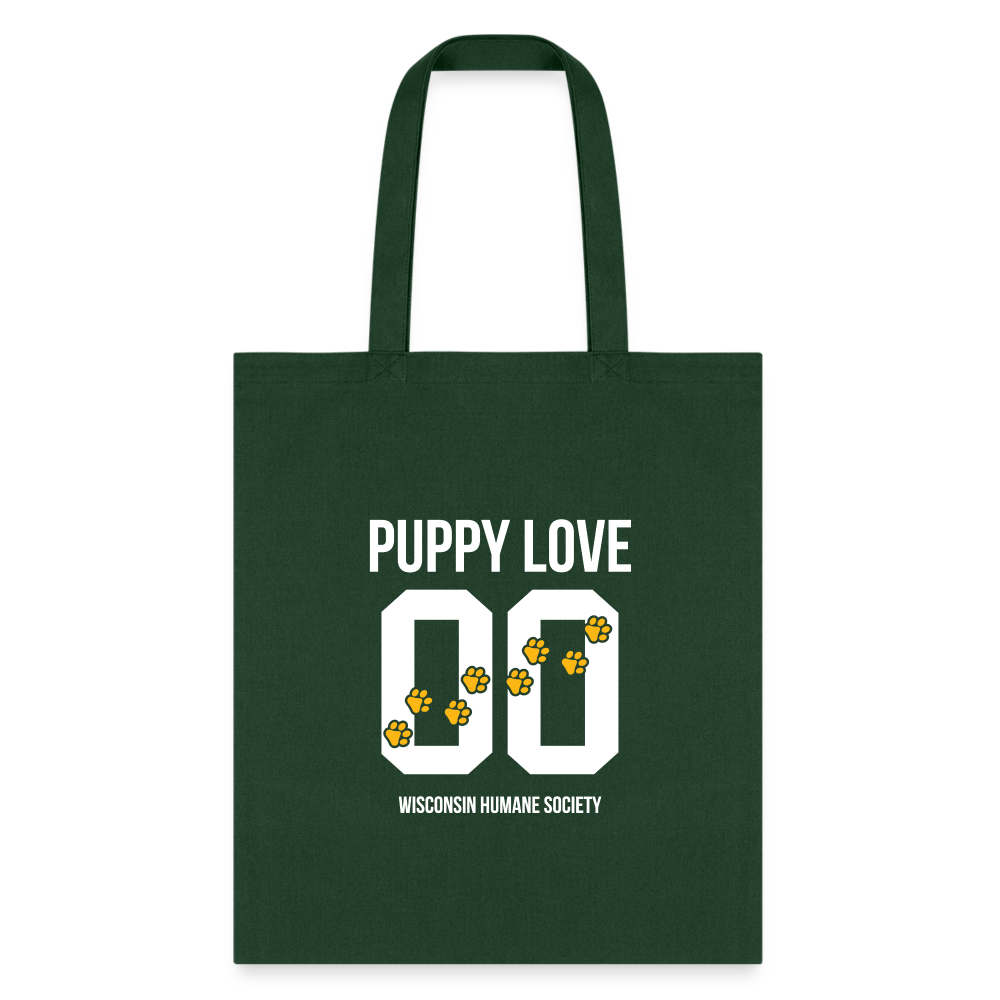 
                  
                    Puppy Love Tote Bag - forest green
                  
                