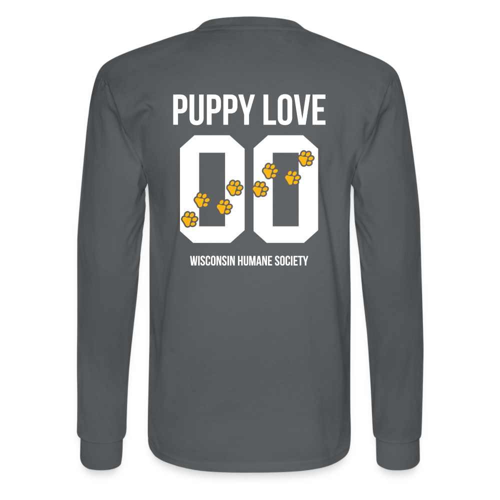 
                  
                    Puppy Love Classic Long Sleeve T-Shirt (Dark Colors) - charcoal
                  
                