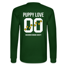 Load image into Gallery viewer, Puppy Love Classic Long Sleeve T-Shirt (Dark Colors) - forest green