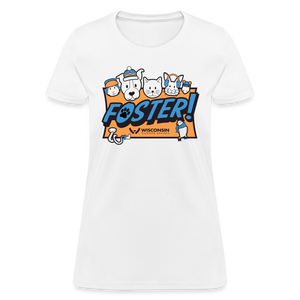 Winter Foster Logo Contoured T-Shirt - white