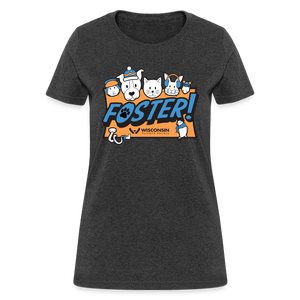 Winter Foster Logo Contoured T-Shirt - heather black