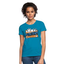 Load image into Gallery viewer, Winter Foster Logo Contoured T-Shirt - turquoise