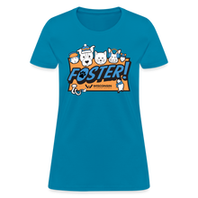 Load image into Gallery viewer, Winter Foster Logo Contoured T-Shirt - turquoise