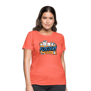 Winter Foster Logo Contoured T-Shirt - heather coral