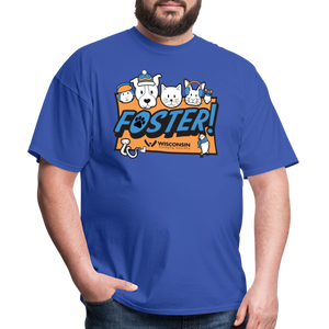 Winter Foster Logo Classic T-Shirt - royal blue