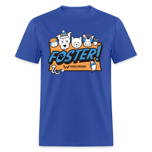 Winter Foster Logo Classic T-Shirt - royal blue