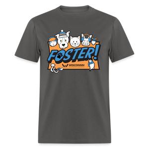 Winter Foster Logo Classic T-Shirt - charcoal