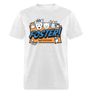 Winter Foster Logo Classic T-Shirt - light heather gray