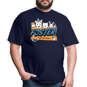 Winter Foster Logo Classic T-Shirt - navy