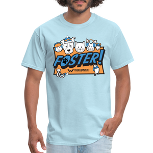 Winter Foster Logo Classic T-Shirt - powder blue