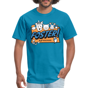 Winter Foster Logo Classic T-Shirt - turquoise