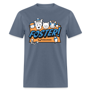 Winter Foster Logo Classic T-Shirt - denim
