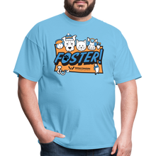 Load image into Gallery viewer, Winter Foster Logo Classic T-Shirt - aquatic blue