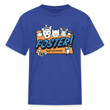 Load image into Gallery viewer, Foster Winter Logo Kids&#39; T-Shirt - royal blue