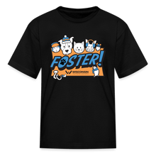 Load image into Gallery viewer, Foster Winter Logo Kids&#39; T-Shirt - black