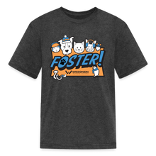 Load image into Gallery viewer, Foster Winter Logo Kids&#39; T-Shirt - heather black