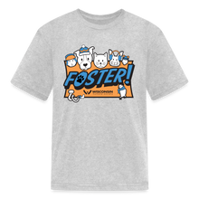Load image into Gallery viewer, Foster Winter Logo Kids&#39; T-Shirt - heather gray