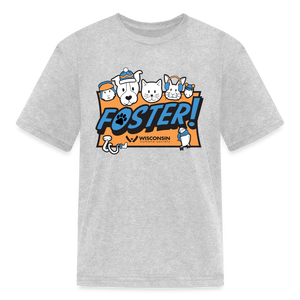 Foster Winter Logo Kids' T-Shirt - heather gray