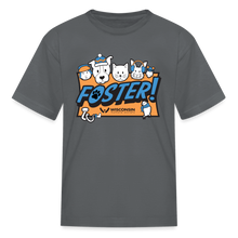Load image into Gallery viewer, Foster Winter Logo Kids&#39; T-Shirt - charcoal