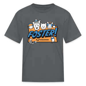 Foster Winter Logo Kids' T-Shirt - charcoal