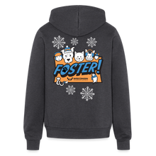 Load image into Gallery viewer, Foster Winter Logo Bella + Canvas Full Zip Hoodie - charcoal grey