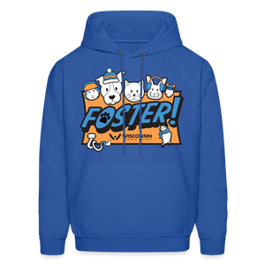 Foster Winter Logo Hoodie - royal blue