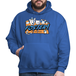 Foster Winter Logo Hoodie - royal blue