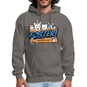 Foster Winter Logo Hoodie - asphalt gray
