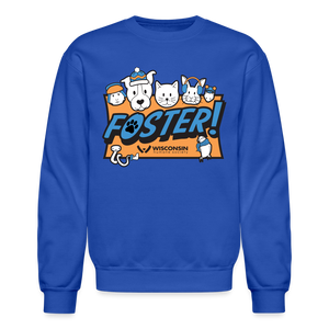 Foster Winter Logo Crewneck Sweatshirt - royal blue