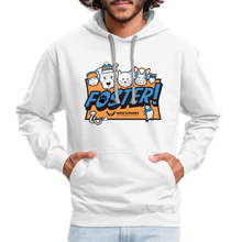 Load image into Gallery viewer, Foster Winter Logo Contrast Hoodie - white/gray
