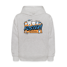 Load image into Gallery viewer, Foster Winter Logo Kids&#39; Hoodie - heather gray