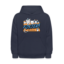 Load image into Gallery viewer, Foster Winter Logo Kids&#39; Hoodie - navy